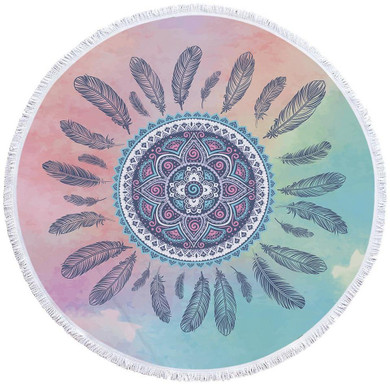 Kuta Round Beach Towel Set