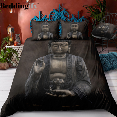 Buddha Statue Bedding Set