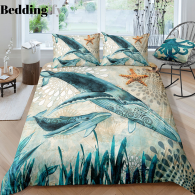 Giant Whale Bedding Set
