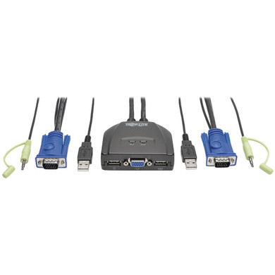 Tripp Lite 2-port Usb And Vga Cable Kvm Switch