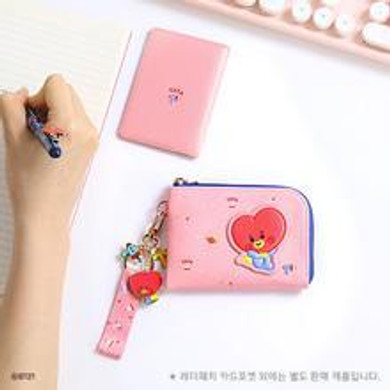 BT21 x Monopoly  - Character Baby Leather Patch Card Pocket - Official