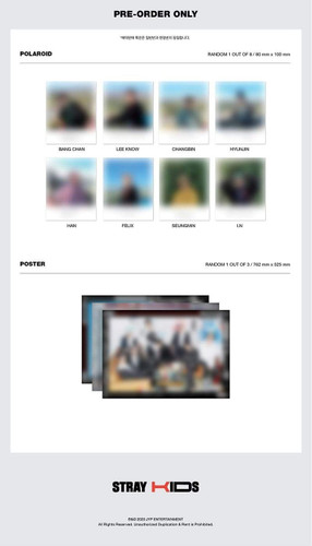 STRAY KIDS - 1ST OFFICIAL ALBUM [GO生] STANDARD VER. (Random Version only)