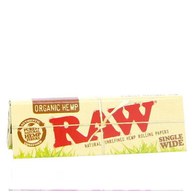 RAW Organic Hemp Single Wide Rolling Papers