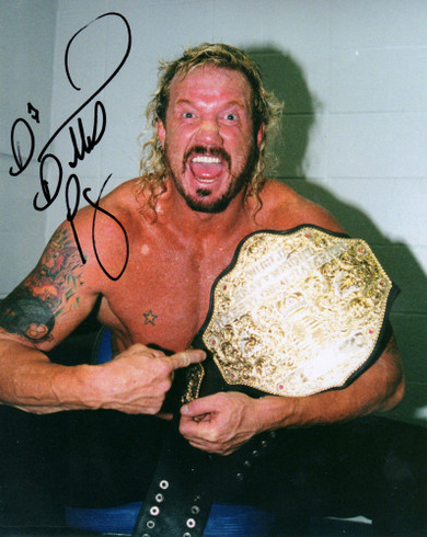 DDP Signed Autographed Photo - DDP 2nd World Champion Belt