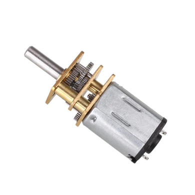 DC 12V 300RPM Micro Speed Reduction Gear Motor Metal Gearbox Wheel