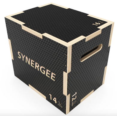 Synergee Non-Slip 3-in-1 Wood Plyo Boxes