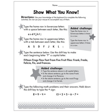 Show What You Know Worksheet Free Printable