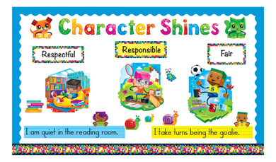 BlockStars!® Character Shines Bulletin Board Idea