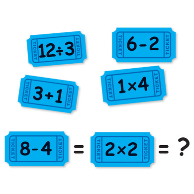 Math Ticket Match-Up Learning FUN Activity