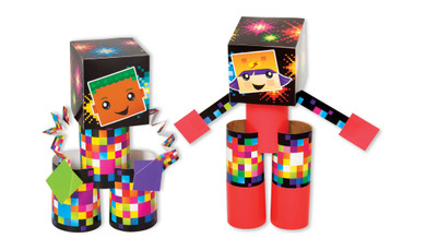 Pixel Robots Learning FUN Activity