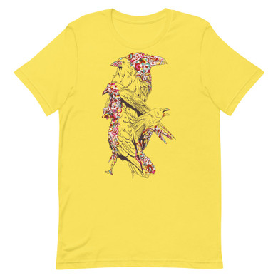 Crows Bella + Canvas 3001 Short-Sleeve Unisex T-Shirt