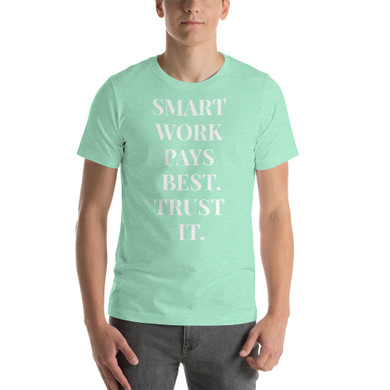 Smart work Short-Sleeve Unisex Bella+Canvas T-Shirt Smart work Short-Sleeve Unisex Bella+Canvas T-Shirt