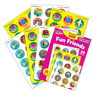 Fun Friends Scratch 'n Sniff Stinky Stickers® Variety Pack