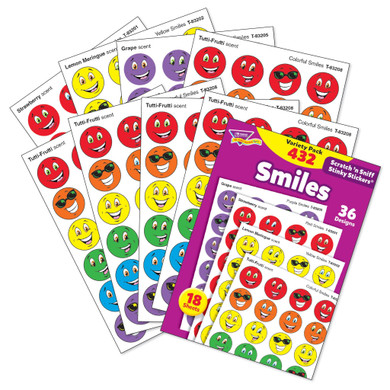 Smiles Scratch 'n Sniff Stinky Stickers® Variety Pack