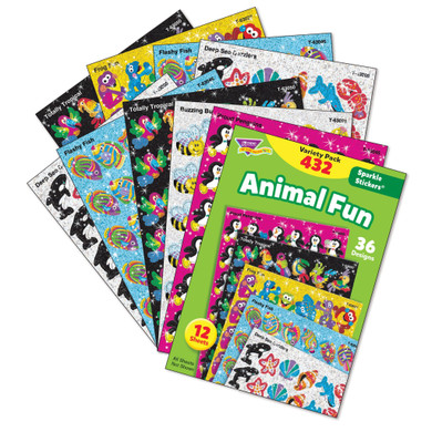 Animal Fun Sparkle Stickers® Variety Pack