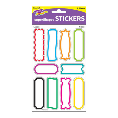 Labels superShapes Stickers – Large