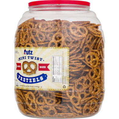 Utz Pretzels, Mini Twists 60 oz. Barrels