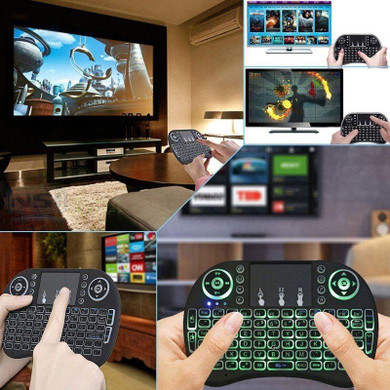 Mini Rii i8 Wireless Keyboard Mouse Touchpad and Remote Control PC/Mac/Android/Laptop/Netflix