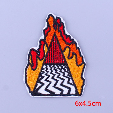 Twin Peaks Fire Walk Embroidered Patch