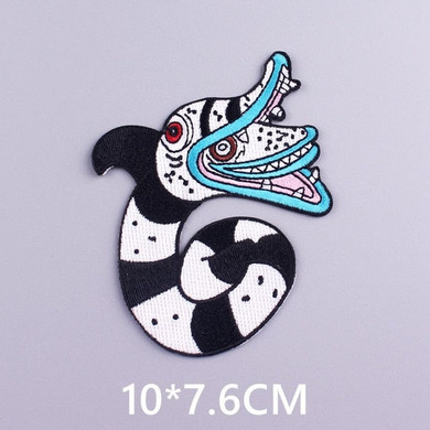 Sandworm Beetlejuice Embroidered Patch