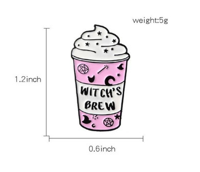 Witch's Brew Frappe Enamel Pin