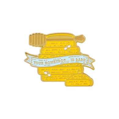 Your Honeypot Is Bare Enamel Pin