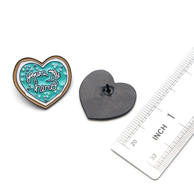 You're My Hero Cookie Enamel Pin