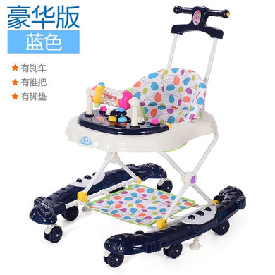 Baby Walker Folding Learn To Walk 6-18M Kids Walkers Children Multi-function Kid's Bicycle Safety Children Walker Push Trolley