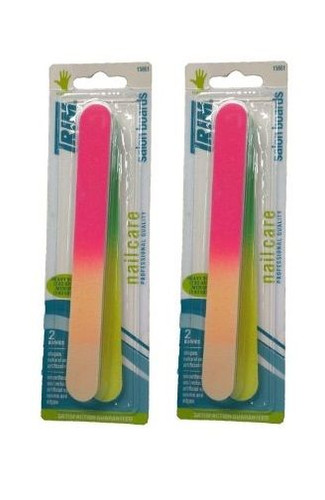 LOT OF 2 - Trim Salon Boards 2 Ea Shaping Nails Pedicure Manicure Beauty Care