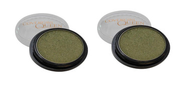 LOT OF 2 COVERGIRL QUEEN COLLECTION EYESHADOW POT #Q180 GREEN GLIMMER