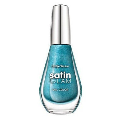 Sally Hansen Satin Glam Nail Color - Teal Tulle (Pack Of 2)
