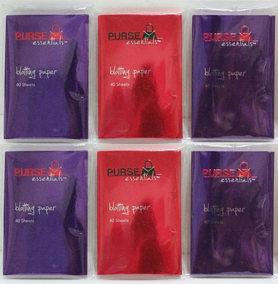 Purse Essentials Oil Control Blotting Paper 40 Sheets Choose Your Pack
