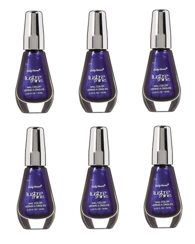 Sally Hansen Lustre Shine Nail Polish, 004 Azure Choose Your Pack