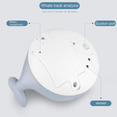 Sprinkler Whale Bath Toy With LED Lights