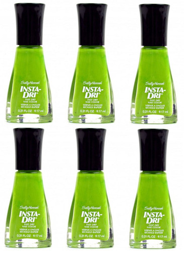 Sally Hansen Insta Dry Quick Dry Nail Polish, 450 Lickety Split Lime Choose Pack