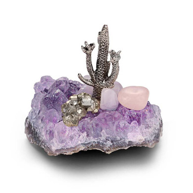 Miniature Amethyst Cluster Decor