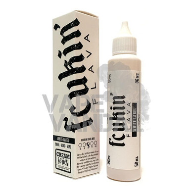 Fcukin' Flava - White Label (Strawberry Banana Blueberry Vanilla) (Cream Series)