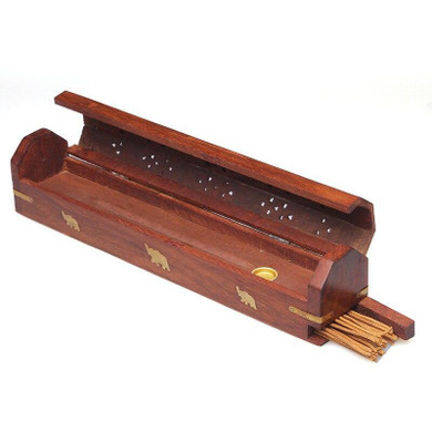 Incense Burner Wooden Box