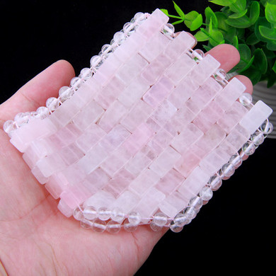Rose Quartz Crystal Eye Mask