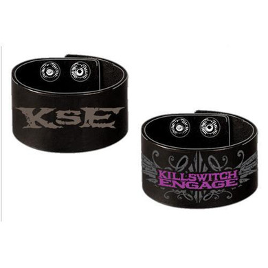 Killswitch Engage Logo Leather - Unisex Wristband