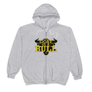Six Rings Men’s Jordan 1 New Love GOAT Is A Bull  Zip Hoodie