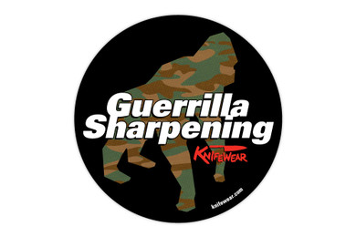Knifewear Guerrilla Sharpening Sticker