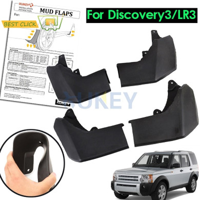 XUKEY FIT FOR LAND ROVER DISCOVERY 3 2004 2005 2006 2007 2008 LR3 MUDFLAPS MUD FLAP SPLASH GUARD MUDGUARDS FENDER ACCESSORIES