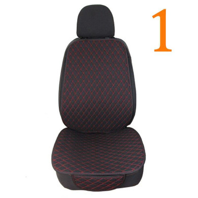 Car Seat Cover Protector Auto Flax Front Back Rear Backrest Seat Cushion Pad