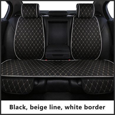 Flax car seat cover breathable comfortable car seat cushion summer