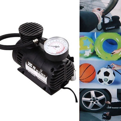 Portable Car Tire Inflator Pump Auto 12V Electric Air Compressor Pump Tool