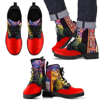 Otter Road by Tocher (sans otters) - Men's Eco-Leather Boots