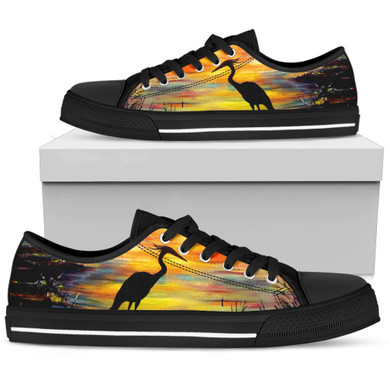 Heron Sunset by Tocher - Men's Low Top Shoes