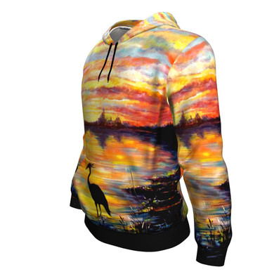 Heron Sunset by Tocher - Hoodie Heron Sunset by Tocher - Hoodie