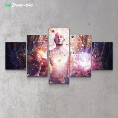 Connected To Source by Cameron Gray 5-Piece Canvas